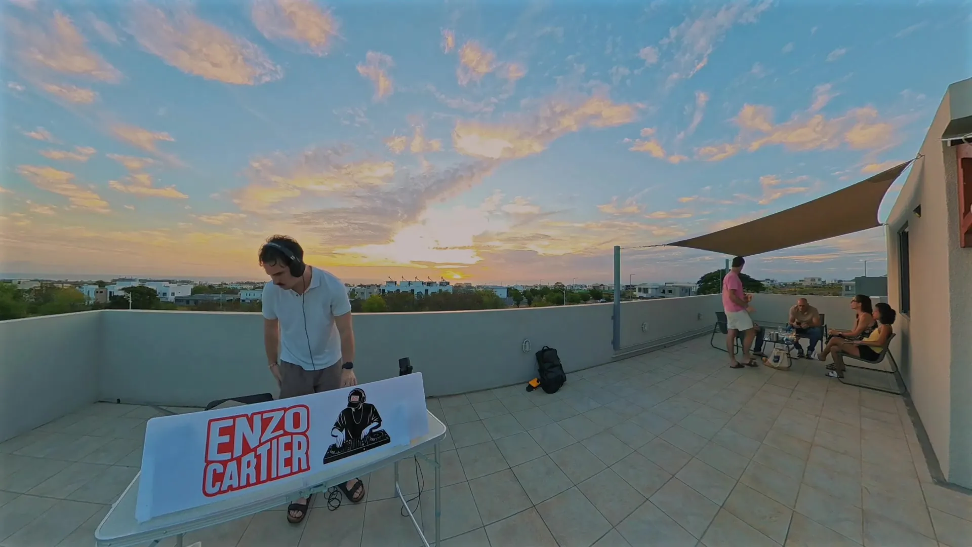 Extrait du set Afro House Rooftop Mix, Île Maurice, Enzo Cartier